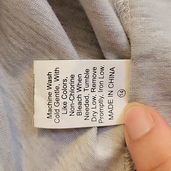 Shein Two Tone Raglan Long Sleeve Tee 4X - Picture 9 of 12